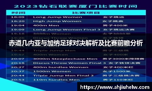 赤道几内亚与加纳足球对决解析及比赛前瞻分析